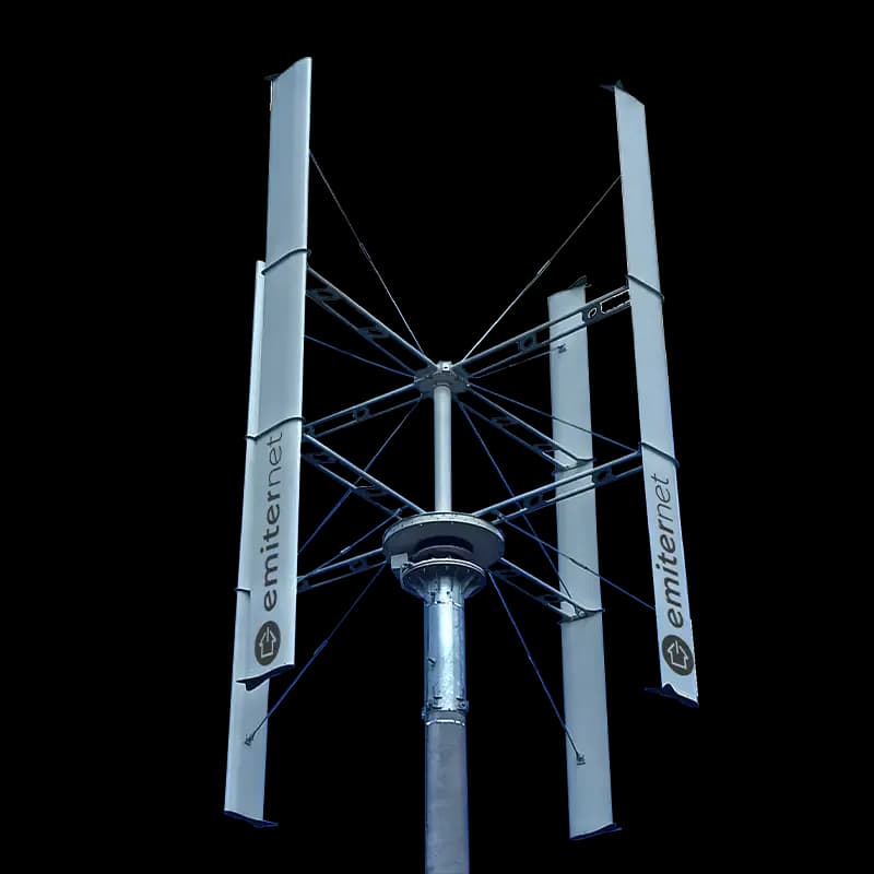 Ako funguje vertikálna veterná turbína?